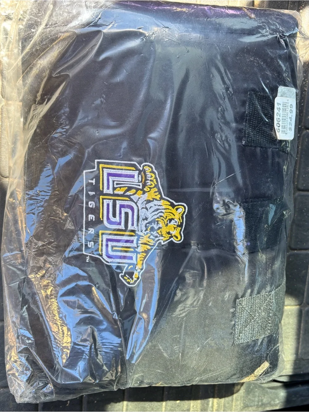 LSU college Tigers Purple & Gold Fleece Throw